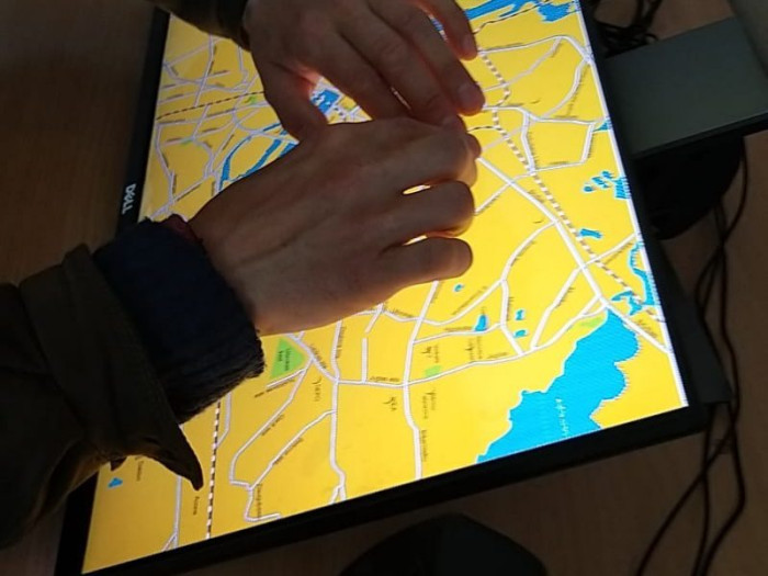 Attēls Interaktīvas taktilās kartes