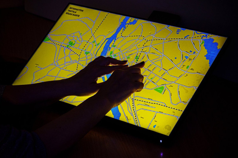 Attēls Interaktīvas taktilās kartes