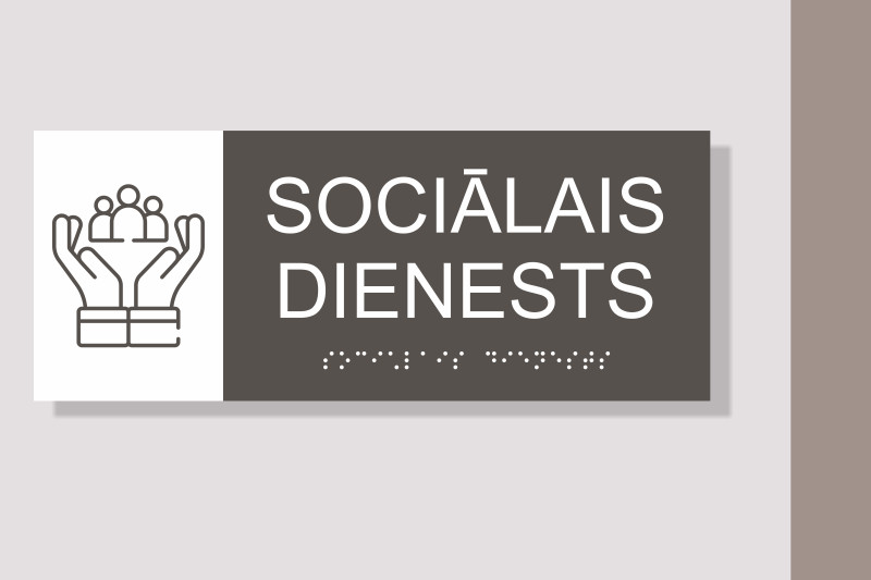 Attēls Durvju plāksnes un norādes