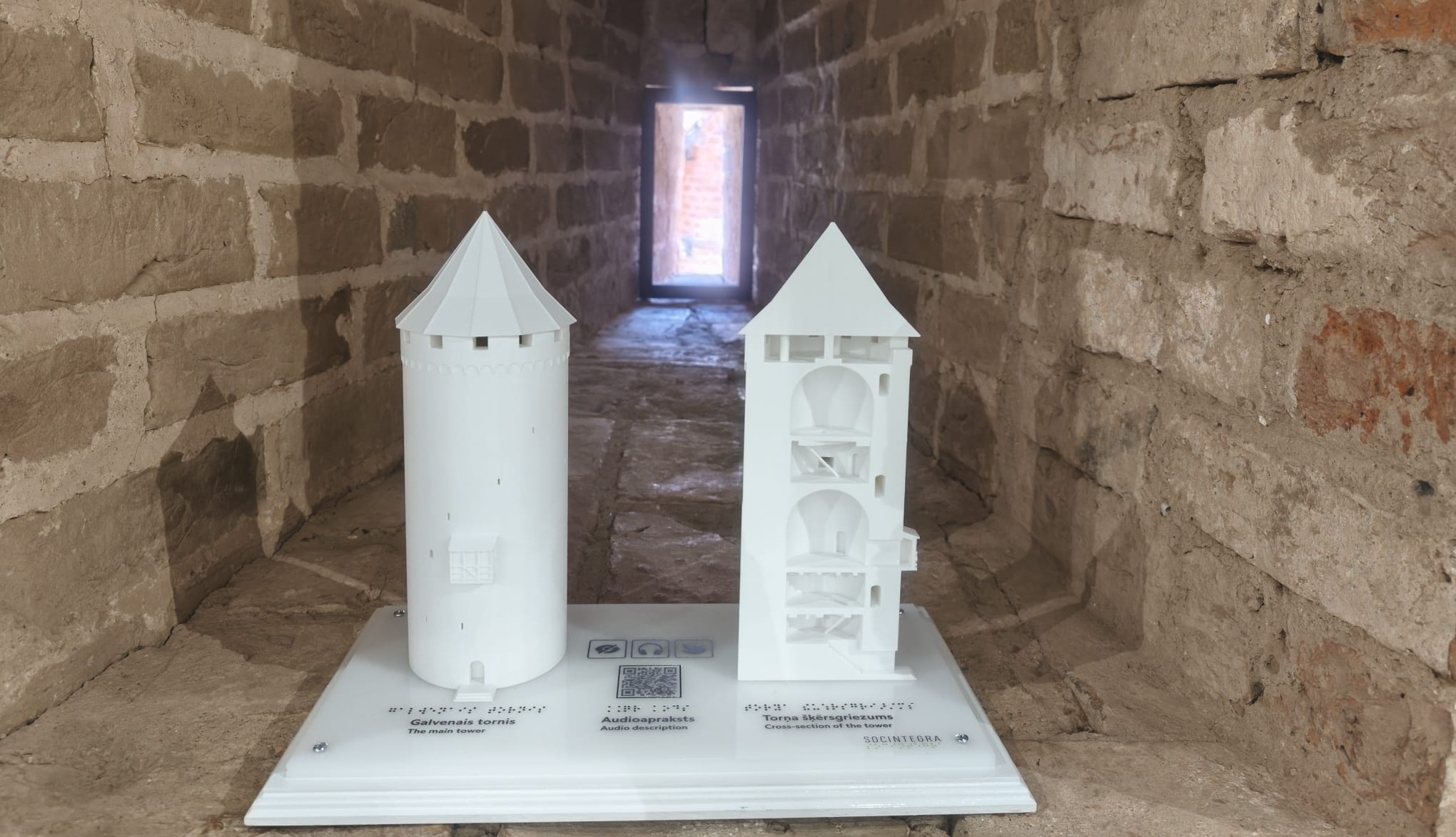 Image SOCINTEGRA develops tactile solutions at Turaida Museum Reserve
