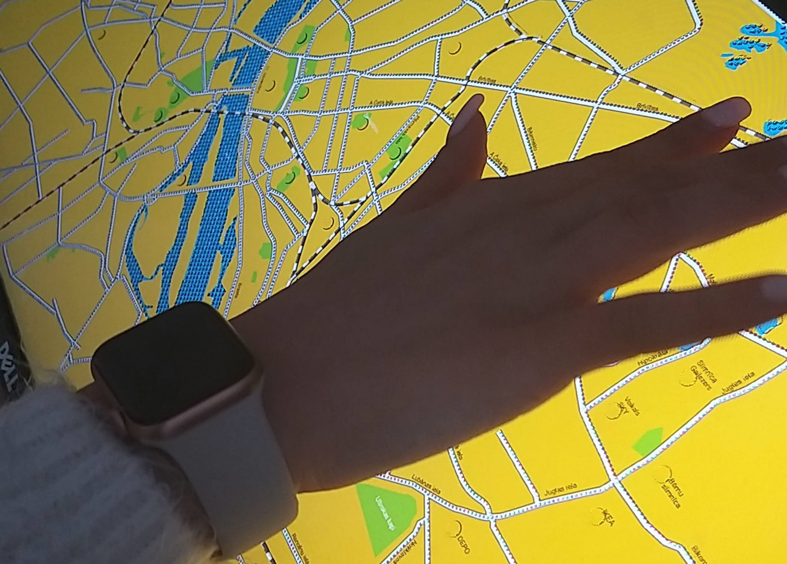 Attēls Projekts "Neredzu šķēršļus" - interaktīva taktilā Rīgas karte