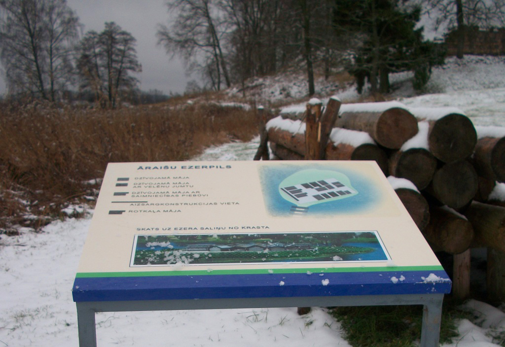 Attēls Taktilie stendi Āraišu arheoloģiskajā muzejā